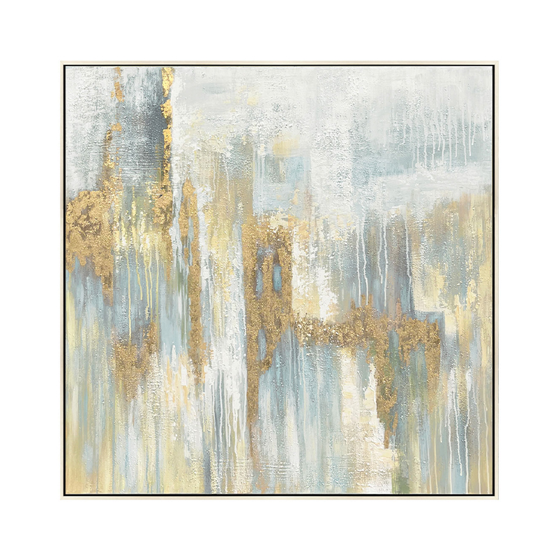 Golden Abstract Art