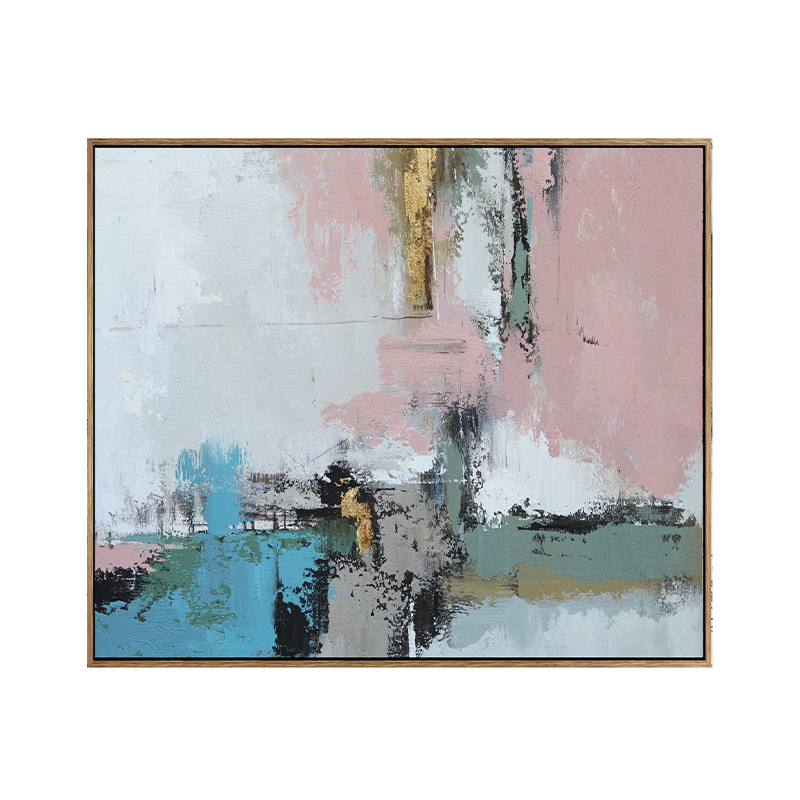 Light Pink Abstract Painting