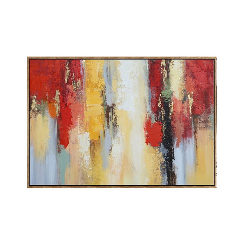 Red Abstract Painting