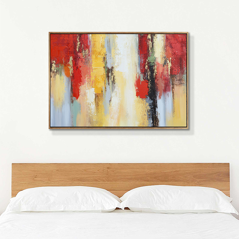 Red Abstract Painting